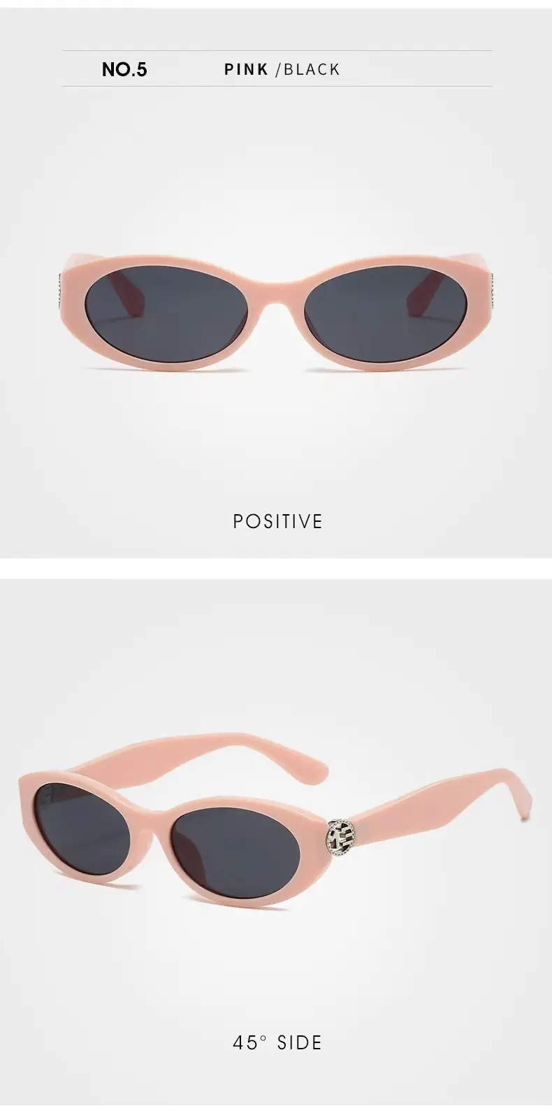 Cat-Eye Sunglasses Black Frame Dark้็ โ feature 18
