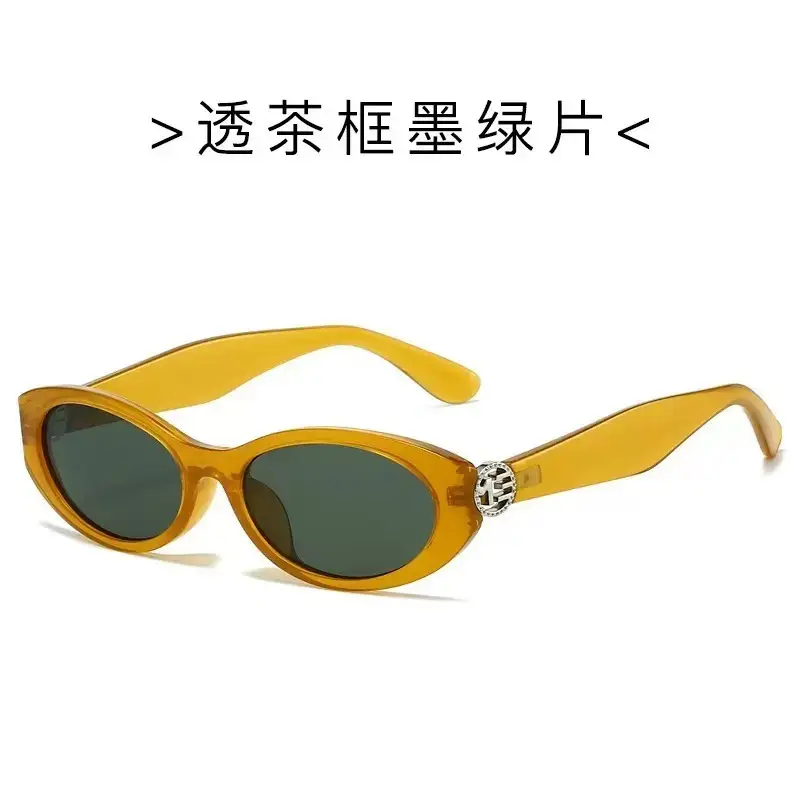 Cat-Eye Sunglasses Black Frame Dark้็ - Image 4