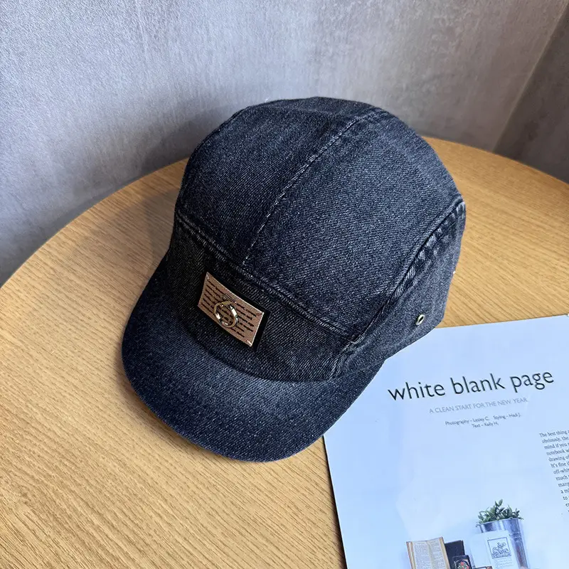 Japanese-Style Washed Denim Cap for Men — feature 11