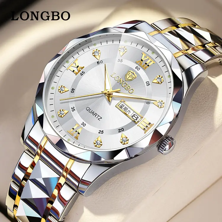 Longbo Green Quartz Men's Watch with Calendar - Image 10