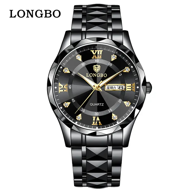 Longbo Green Quartz Men's Watch with Calendar - Image 11