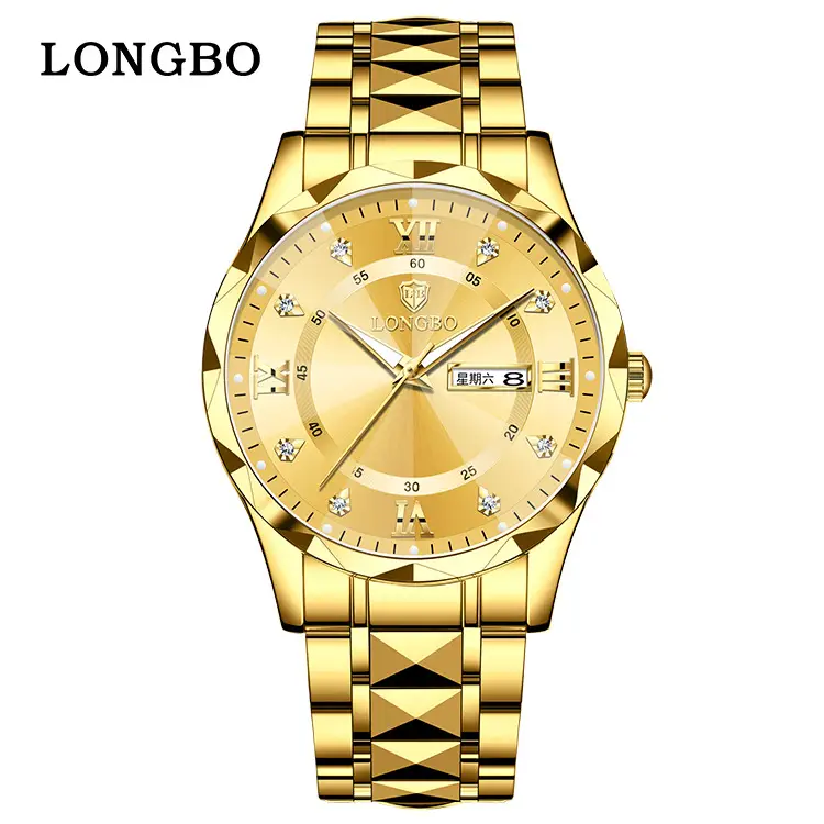 Longbo Green Quartz Men's Watch with Calendar - Image 12