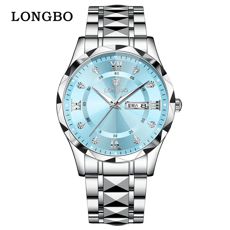 Longbo Green Quartz Men's Watch with Calendar - Image 13