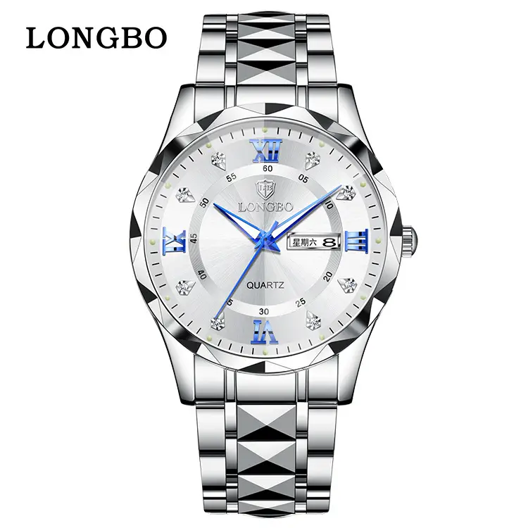 Longbo Green Quartz Men's Watch with Calendar - Image 6