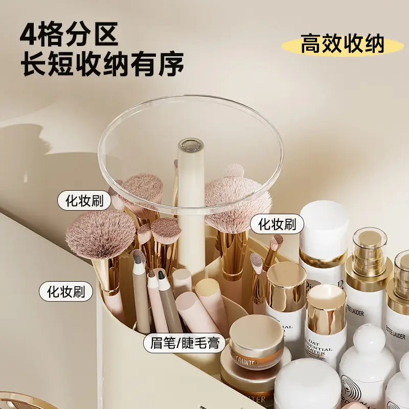 Large Capacity Pressing Lifting Cosmetic Storage Box