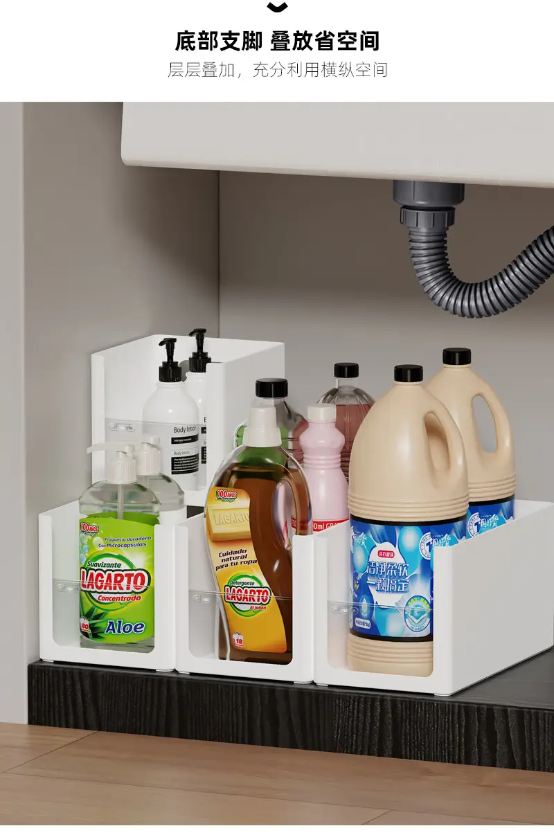 Stacked Storage Boxes for Kitchen Cabinets Space Saving — feature 12
