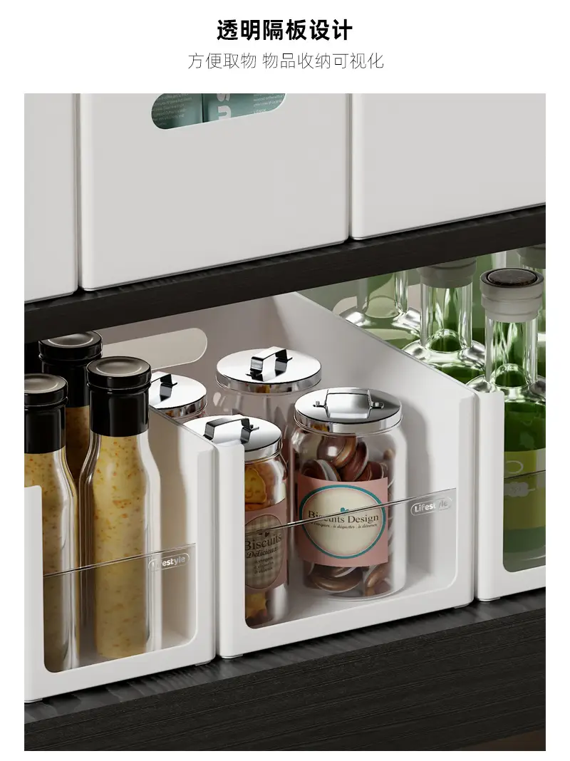 Stacked Storage Boxes for Kitchen Cabinets Space Saving — feature 13