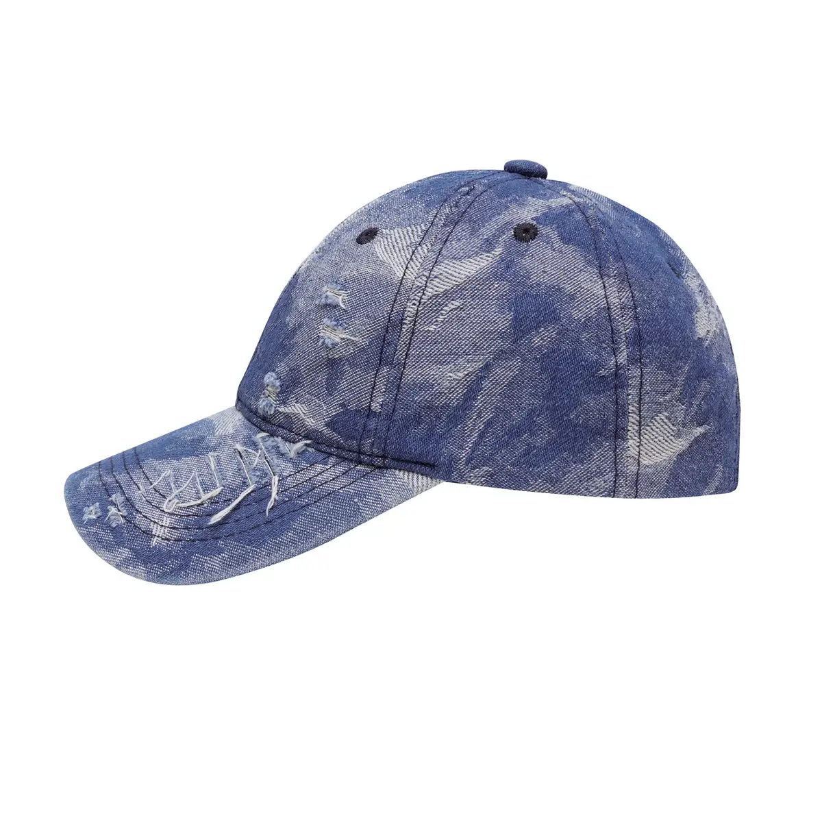 2025 Washed Distressed Baseball Cap Retro Cut - Image 2