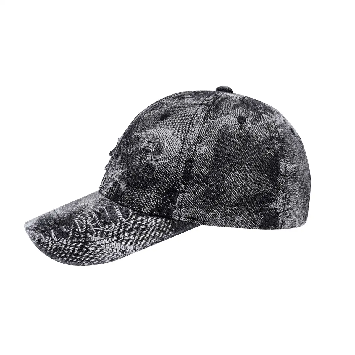 2025 Washed Distressed Baseball Cap Retro Cut - Image 3
