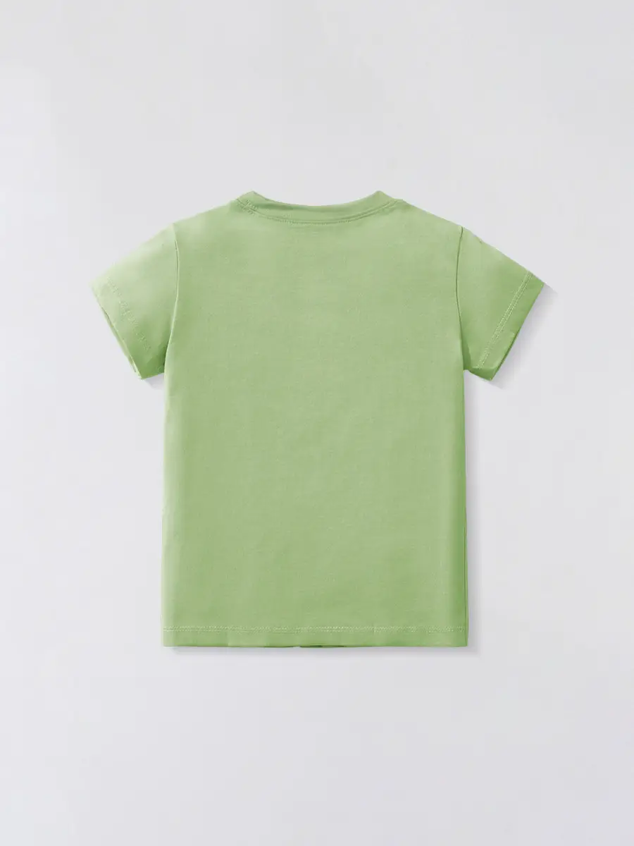 2025 Summer Cartoon T-Strips for Boys Green - Image 7