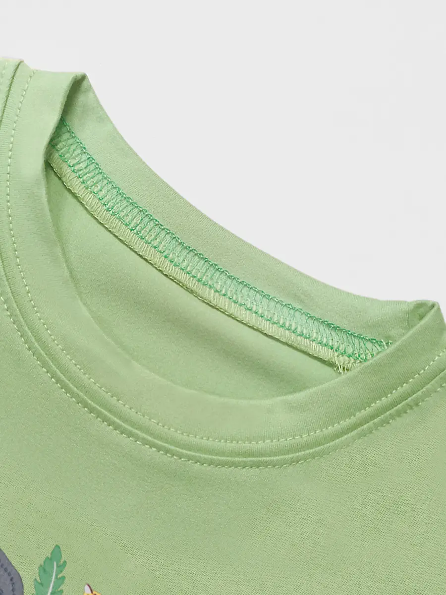 2025 Summer Cartoon T-Strips for Boys Green - Image 8