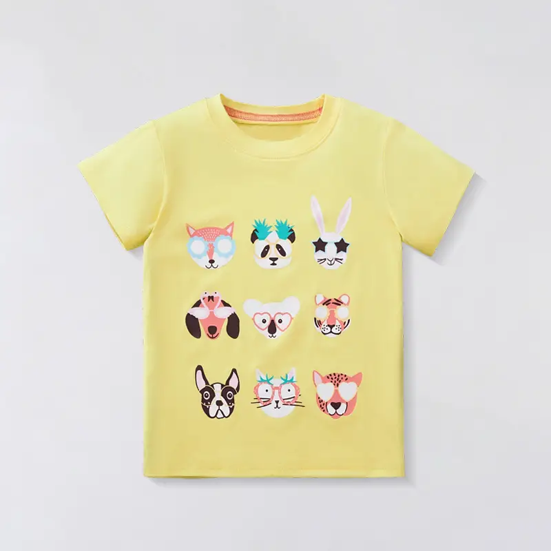 2025 Summer Cartoon T-Strips for Boys Green - Image 3