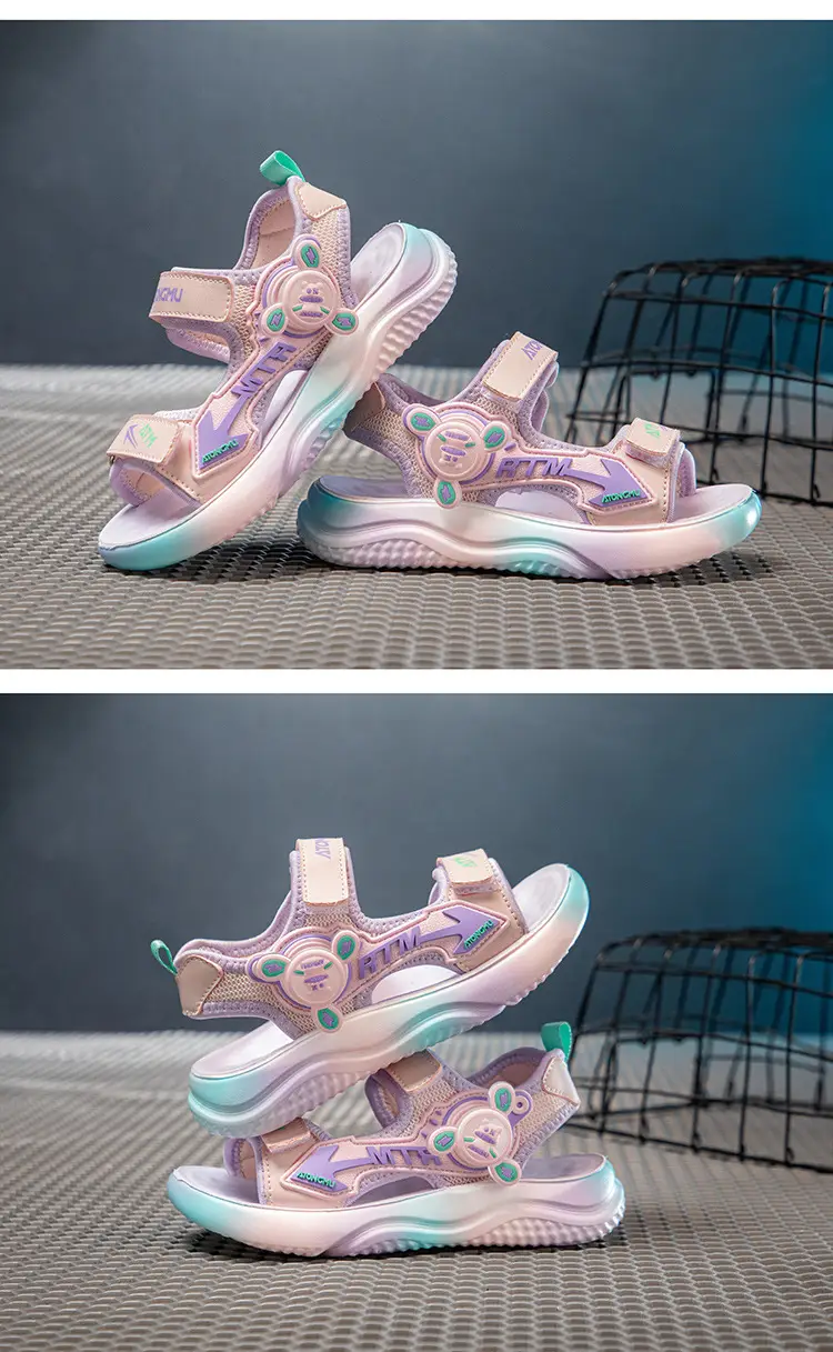 Girls Hollow Sandals Summer Non-Slip Soft Sole — feature 10