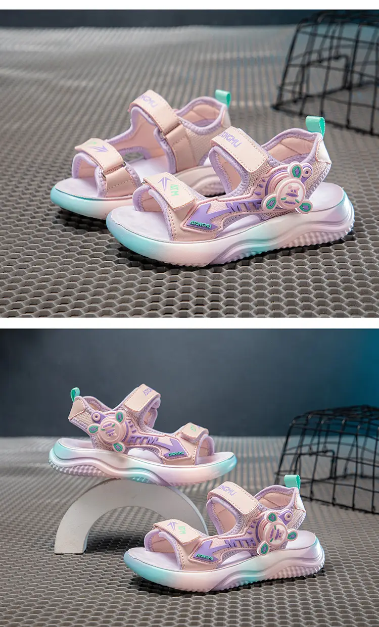 Girls Hollow Sandals Summer Non-Slip Soft Sole — feature 11