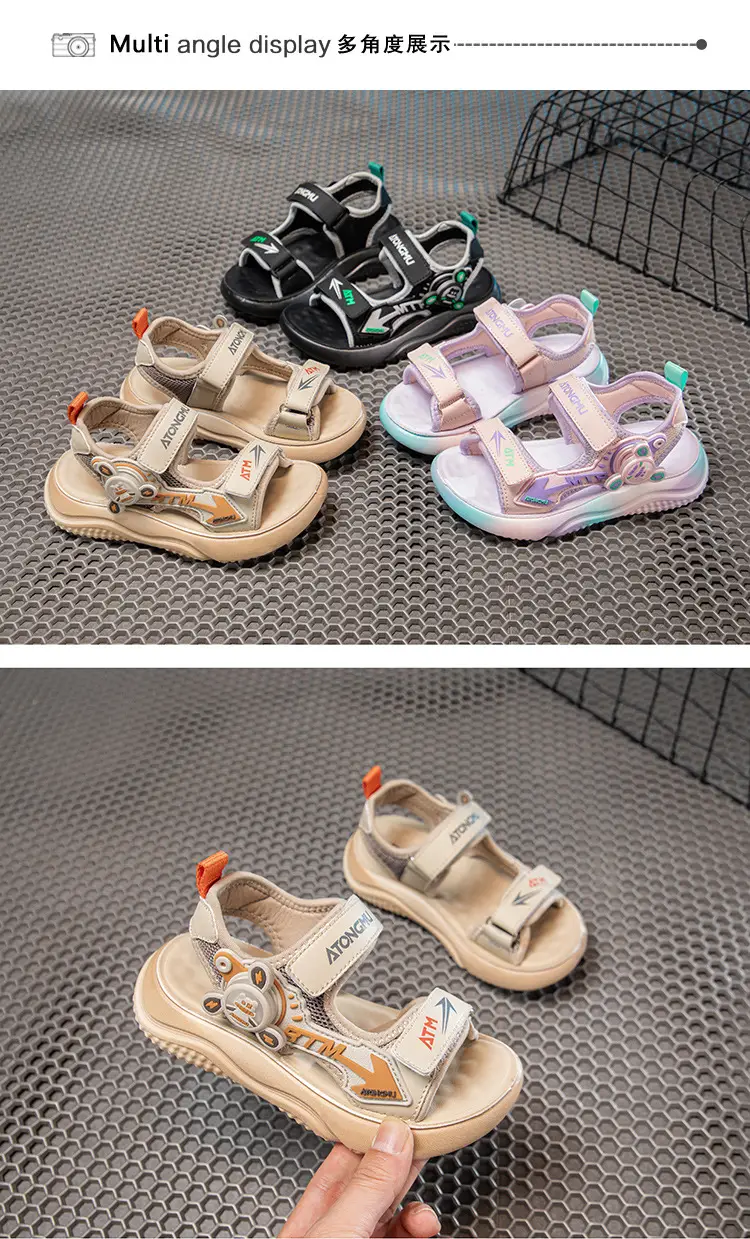 Girls Hollow Sandals Summer Non-Slip Soft Sole — feature 8