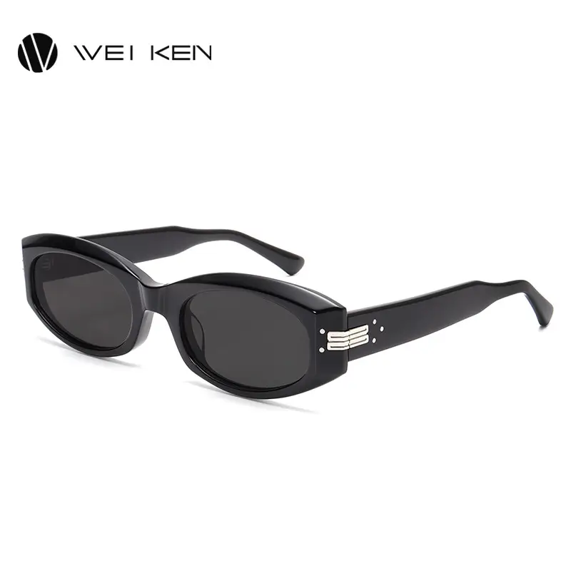 Women's Anti-Ultraviolet 1035 Sunglasses Black - Image 5