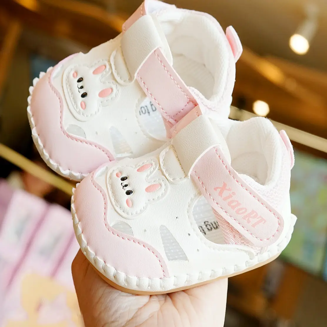 Baby Shoes Pink Soft Sole 0-1 Year Old