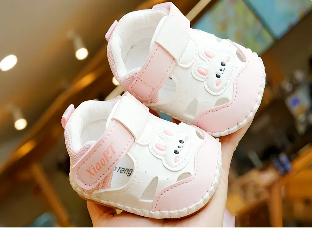 Baby Shoes Pink Soft Sole 0-1 Year Old — feature 6