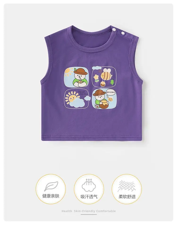 Girls Cotton Half Sleeve Summer Top for Boys Infants — feature 1