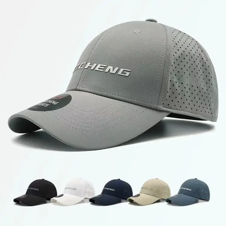 Men Navy Blue Baseball Cap with "CHENG" Logo - Image 8