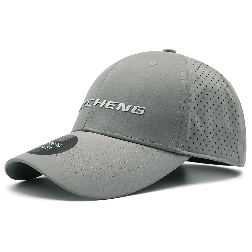 Men Navy Blue Baseball Cap with "CHENG" Logo - Image 3