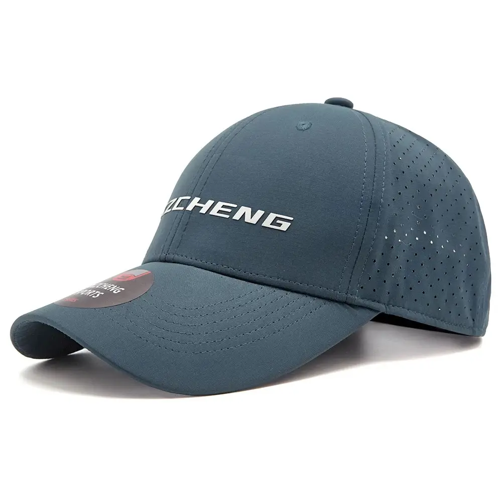 Men Navy Blue Baseball Cap with "CHENG" Logo - Image 4