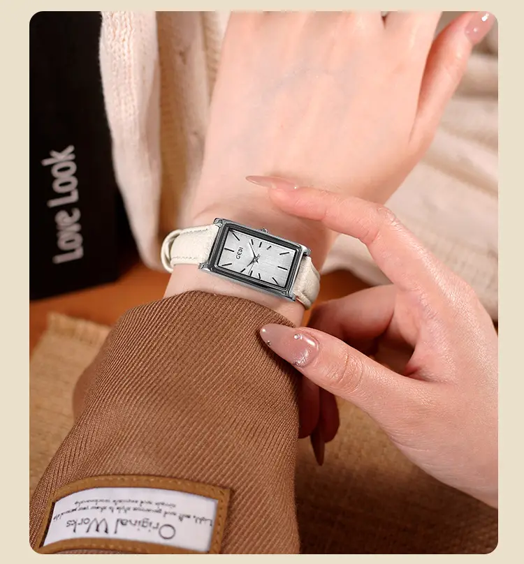 Goldie Square Watch Women's Quartz Belt Watch — feature 10