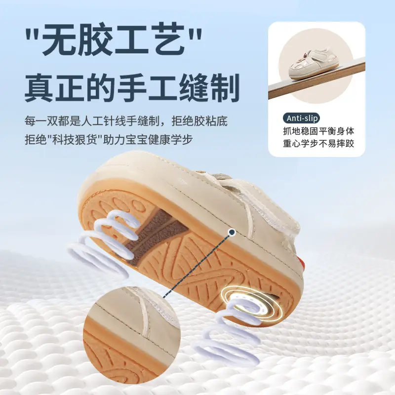 Baby Princess Sandals White Soft Sole 6-12 Months