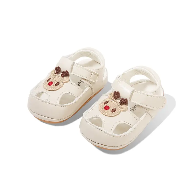 Baby Princess Sandals White Soft Sole 6-12 Months