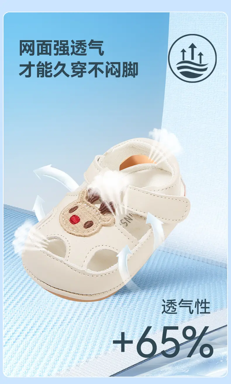 Baby Princess Sandals White Soft Sole 6-12 Months — feature 15