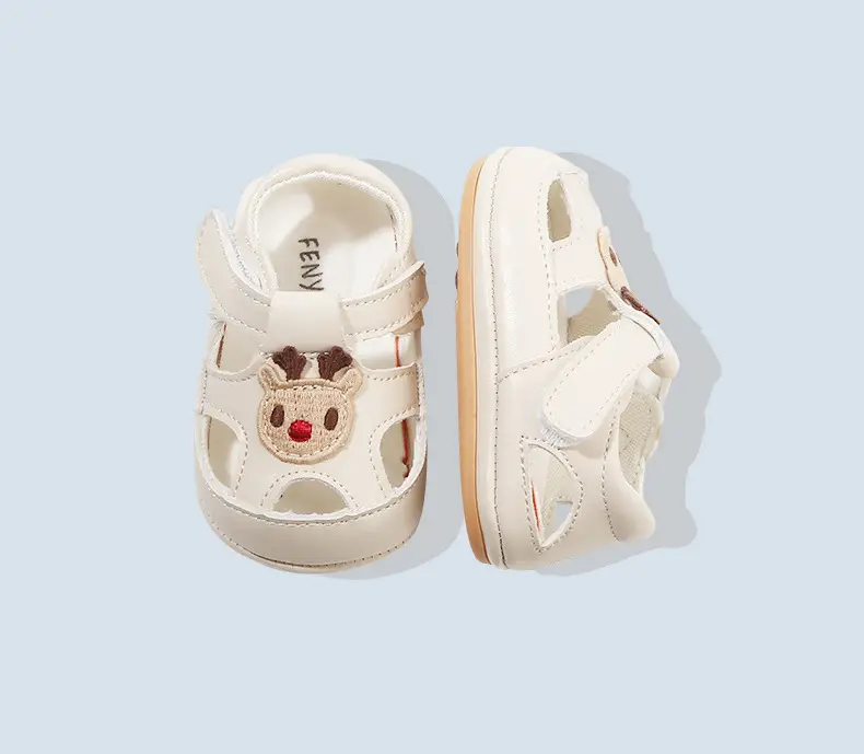 Baby Princess Sandals White Soft Sole 6-12 Months — feature 24
