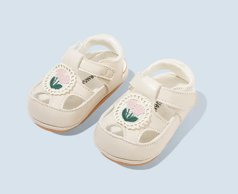 Baby Princess Sandals White Soft Sole 6-12 Months — feature 29