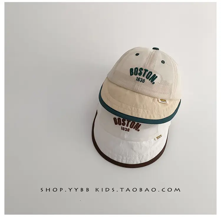 White Boys Hat with "BOSTER 1920" Design — feature 1