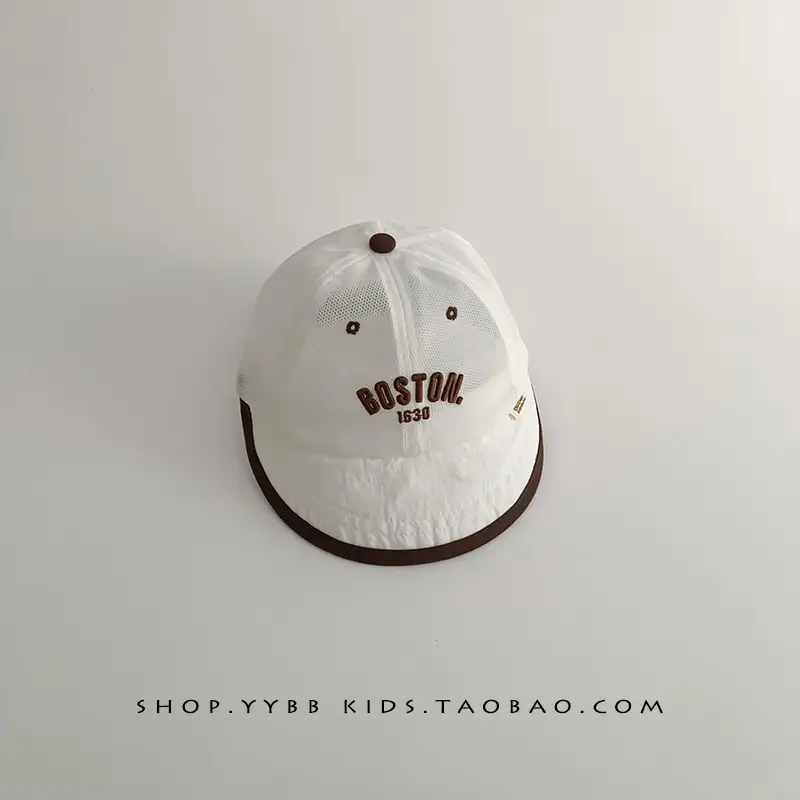 White Boys Hat with "BOSTER 1920" Design - Image 2