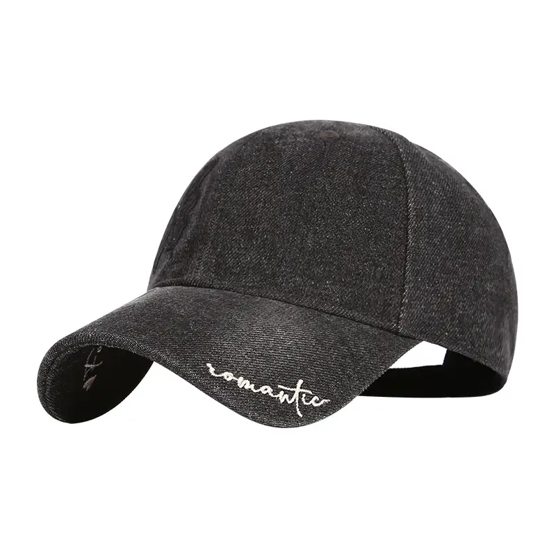 Women Blue Embroidered Baseball Cap Extra Large - Image 6