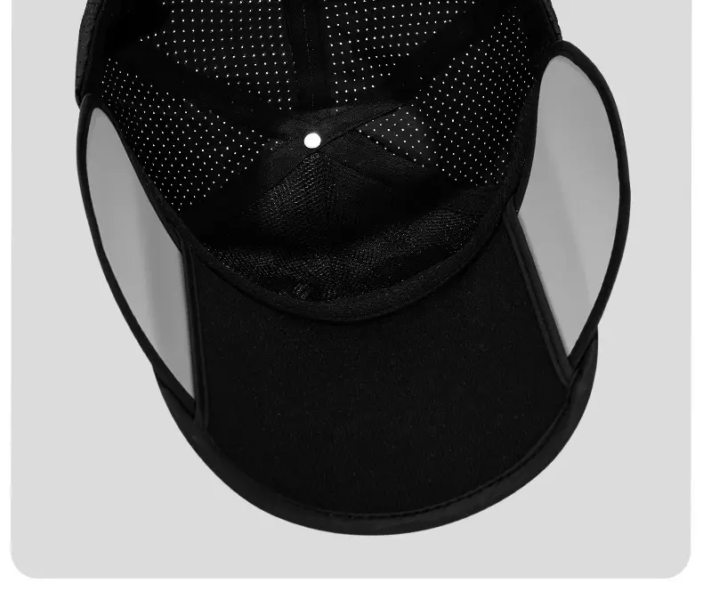 Duckbill Cap with Retractable Brim & Reflective Strips — feature 12