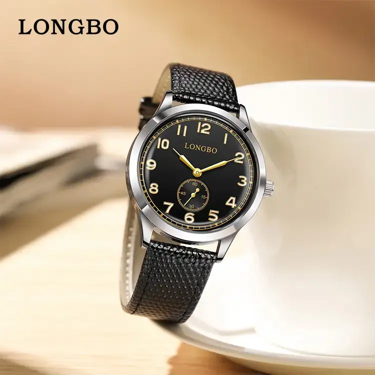 Longbo Men's Luxury Watch Black Strap Business Fashion - Image 5