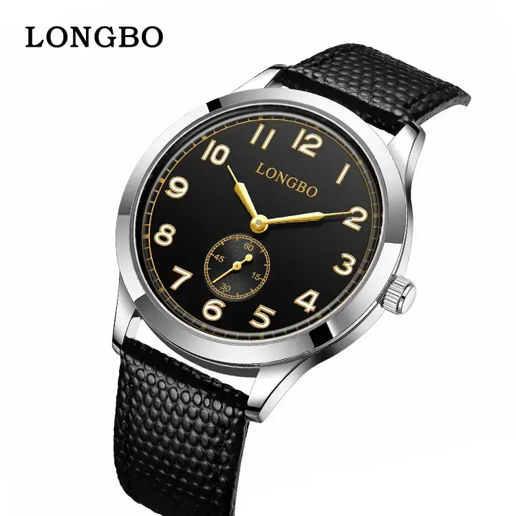 Longbo Men's Luxury Watch Black Strap Business Fashion - Image 6