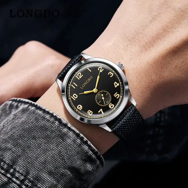 Longbo Men's Luxury Watch Black Strap Business Fashion - Image 7