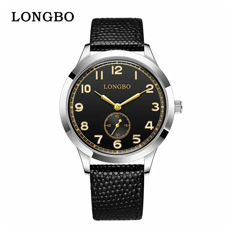 Longbo Men's Luxury Watch Black Strap Business Fashion - Image 3