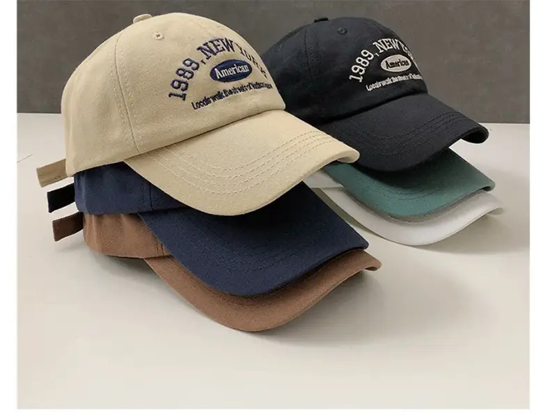 Women's New Style Baseball Caps Spring Summer Hard Bristle Large Head Circumference — feature 12