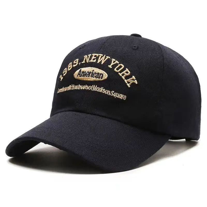 Women's New Style Baseball Caps Spring Summer Hard Bristle Large Head Circumference — feature 5