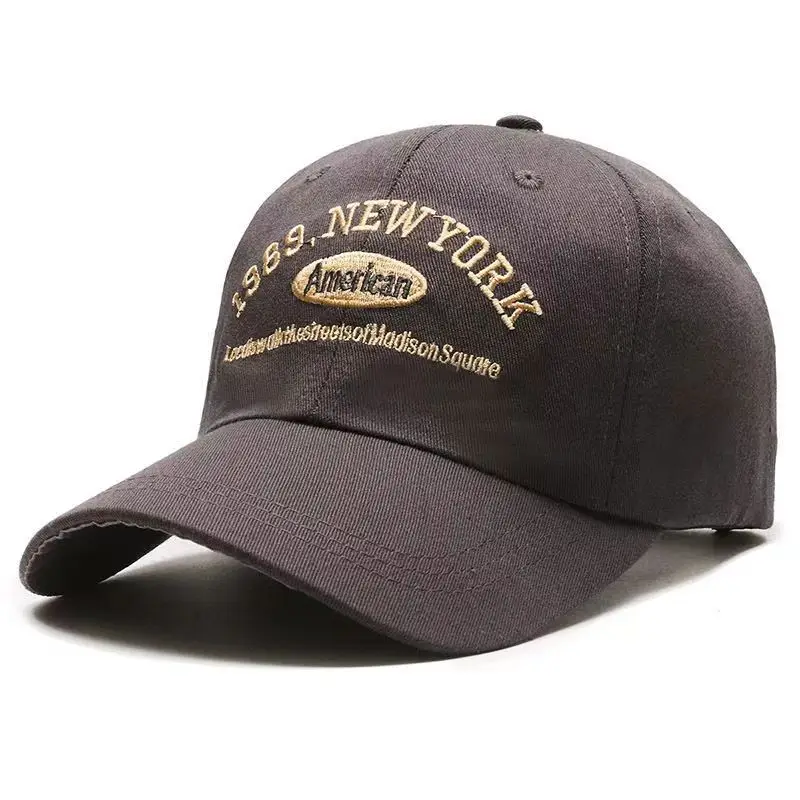 Women's New Style Baseball Caps Spring Summer Hard Bristle Large Head Circumference — feature 8