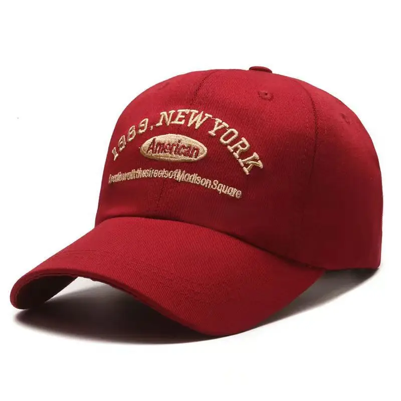 Women's New Style Baseball Caps Spring Summer Hard Bristle Large Head Circumference - Image 2