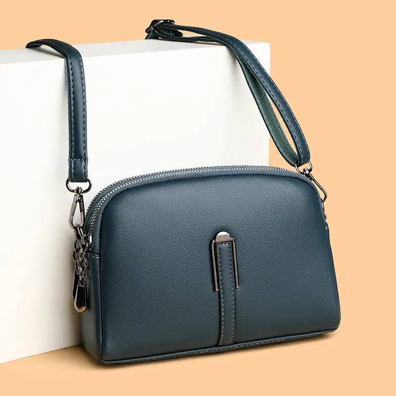 Brown Retro Simple Phone Bag for Women
