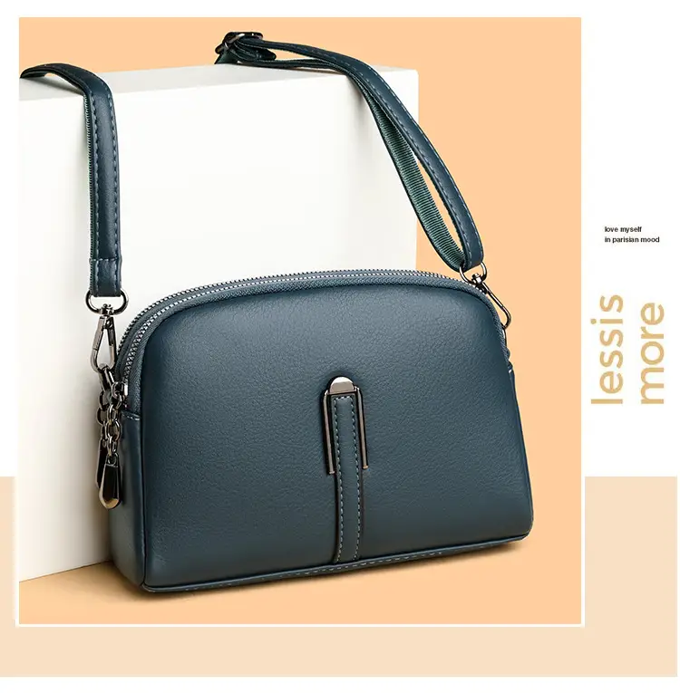 Brown Retro Simple Phone Bag for Women — feature 12