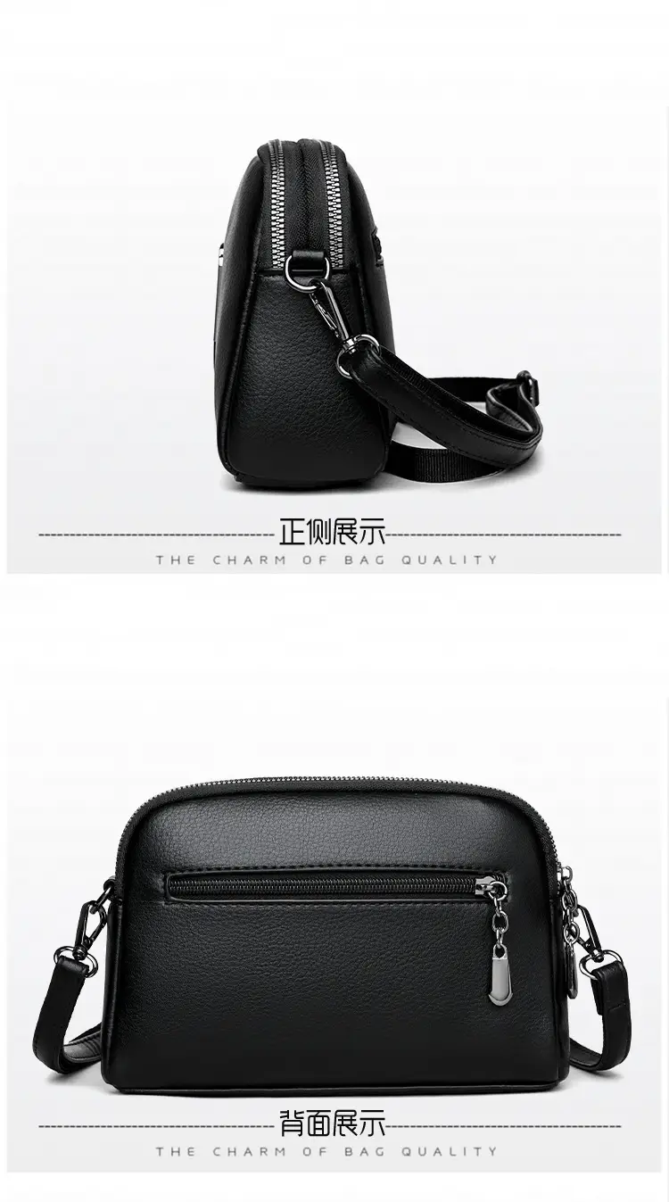 Brown Retro Simple Phone Bag for Women — feature 20