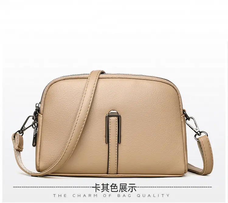 Brown Retro Simple Phone Bag for Women — feature 25