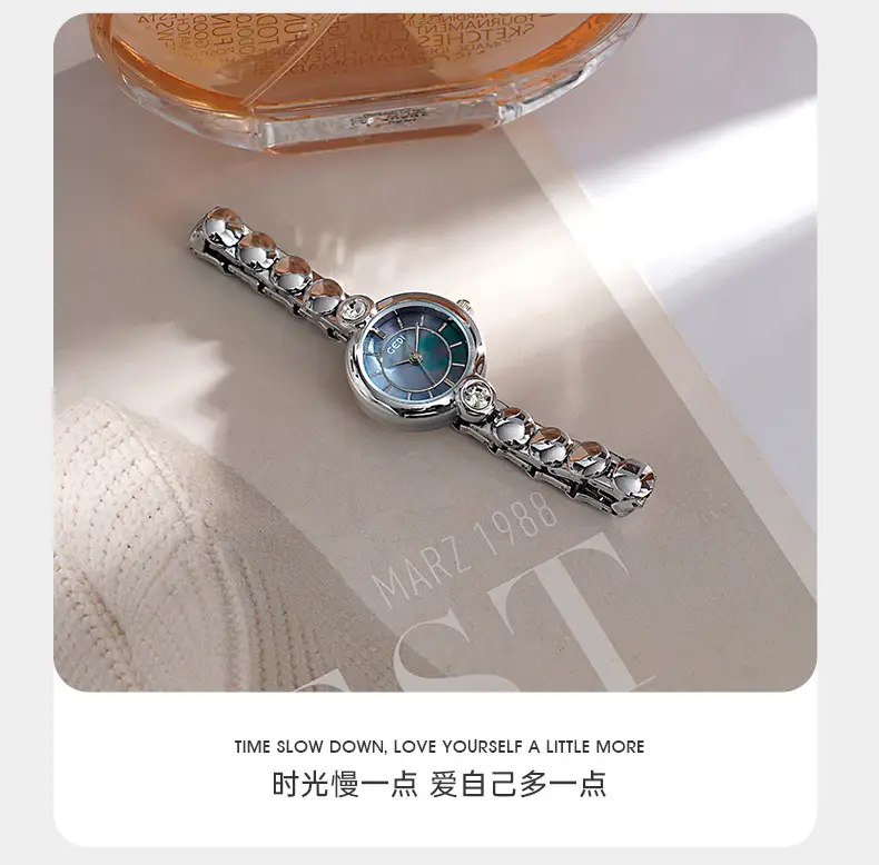 Goldie Light Luxury Women's Quartz Watch with Exquisite Alloy Bracelet — feature 10