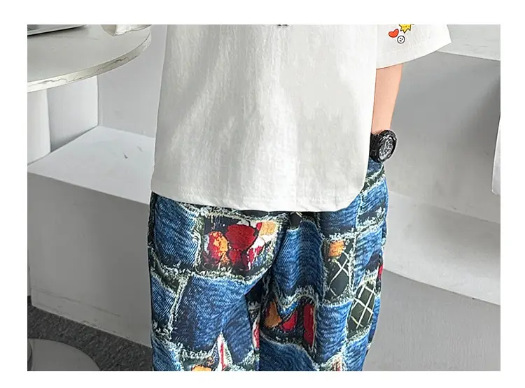 7348 Boys T-Shirt Anti-Mosquito Pants Set — feature 12